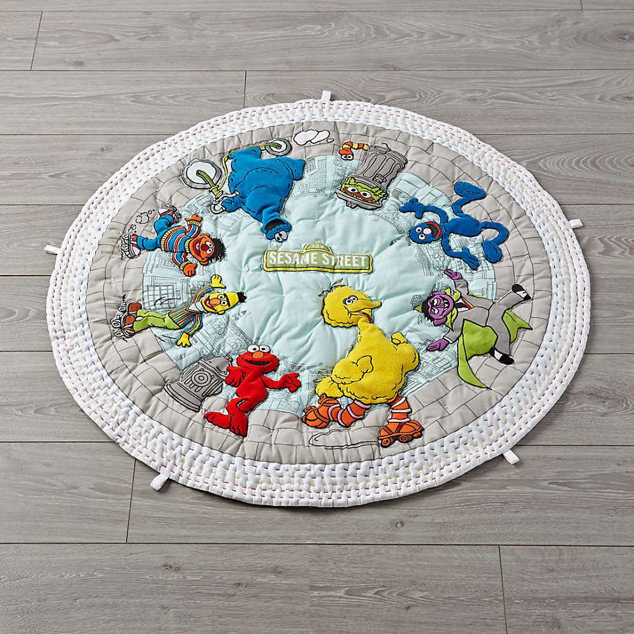 crate and kids play mat