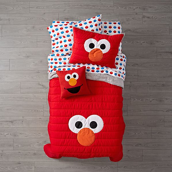 Sesame Street All Eyes Elmo Bedding Crate And Barrel