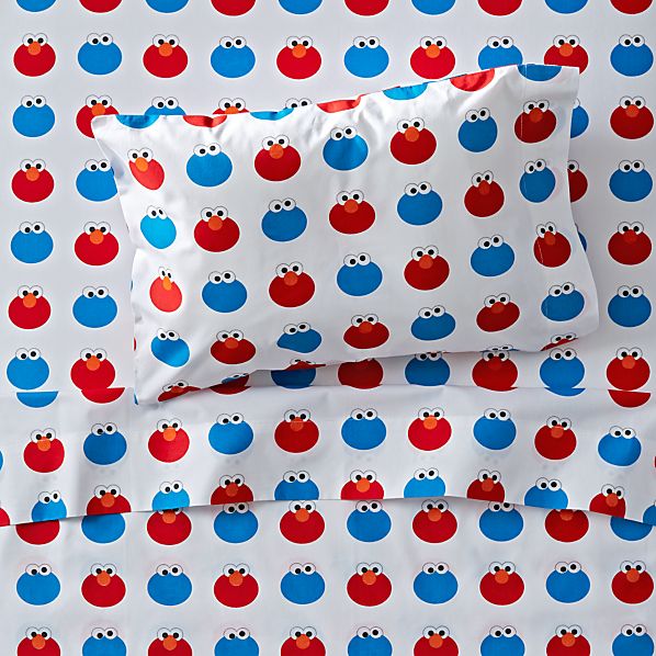 Sesame Street All Eyes Elmo Toddler Bedding Crate And Barrel