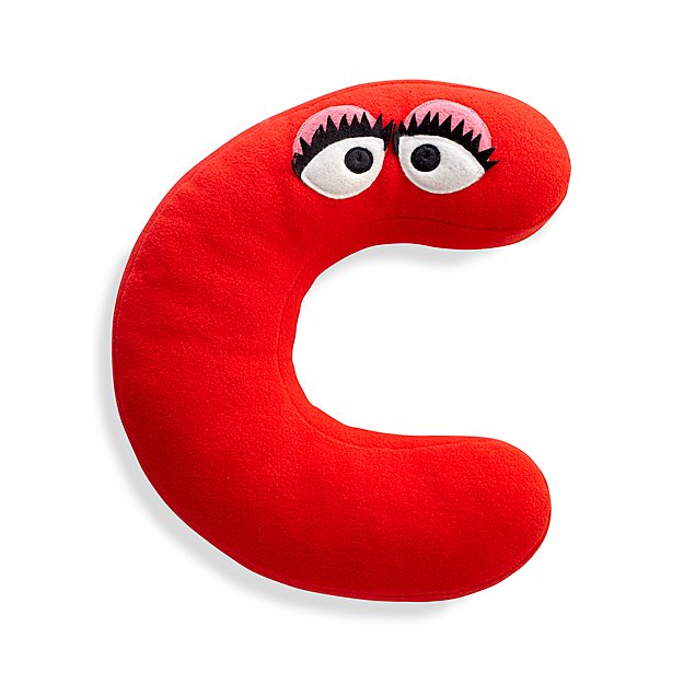 Sesame Street Letter C Throw Pillow Reviews Crate And Barrel