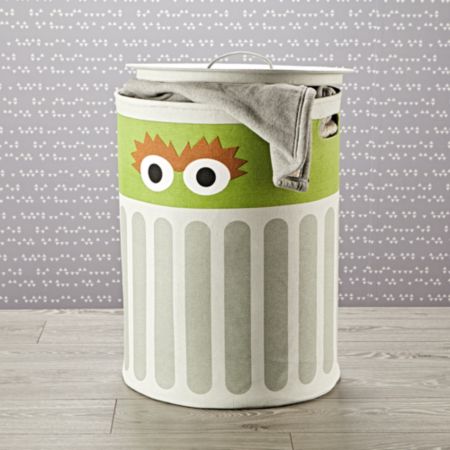 Sesame Street Oscar The Grouch Hamper With Lid Reviews Crate