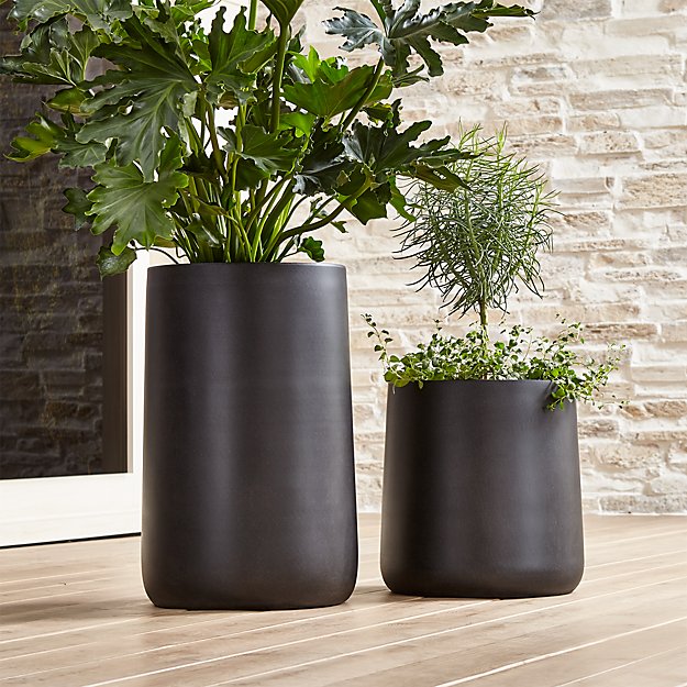 Saabira Fiberstone Planters Crate And Barrel