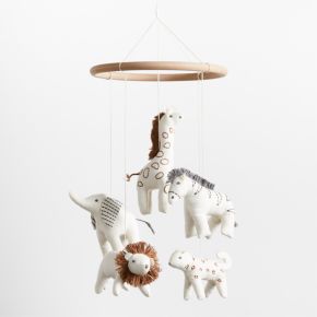 Image of Safari Animals Baby Nursery Mobile