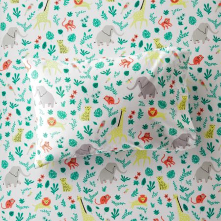 Organic Safari Club Toddler Pillowcase Crate And Barrel