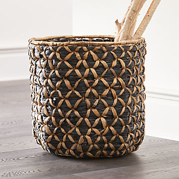 Baskets Wicker Wire Woven And Rattan Crate And Barrel