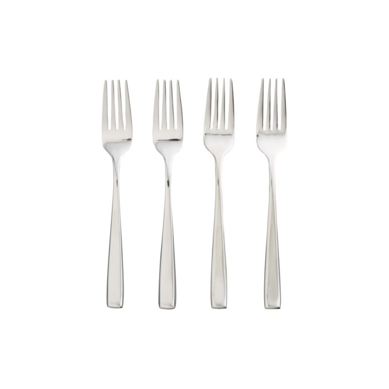 Four-Piece Salad Fork Set | Crate and Barrel