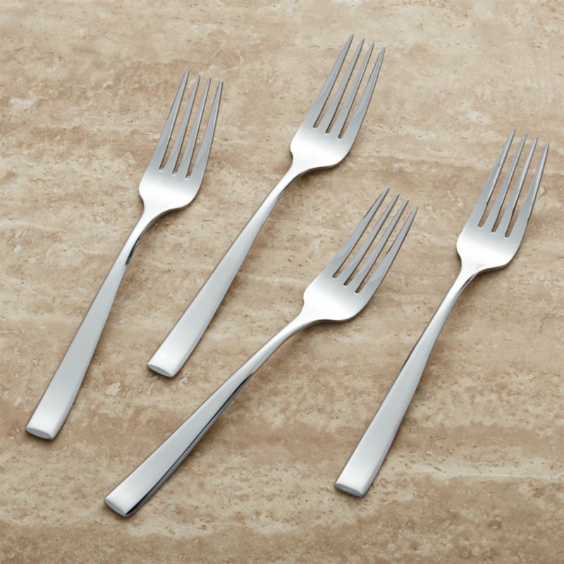 Set of 4 Salad Forks + Reviews Crate and Barrel