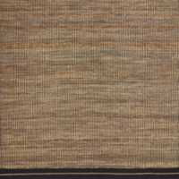 Santa Cruz Jute/Wool Blend Black Border Rug Swatch 12"x18"