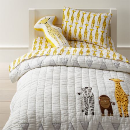 Safari Giraffe Toddler Bedding