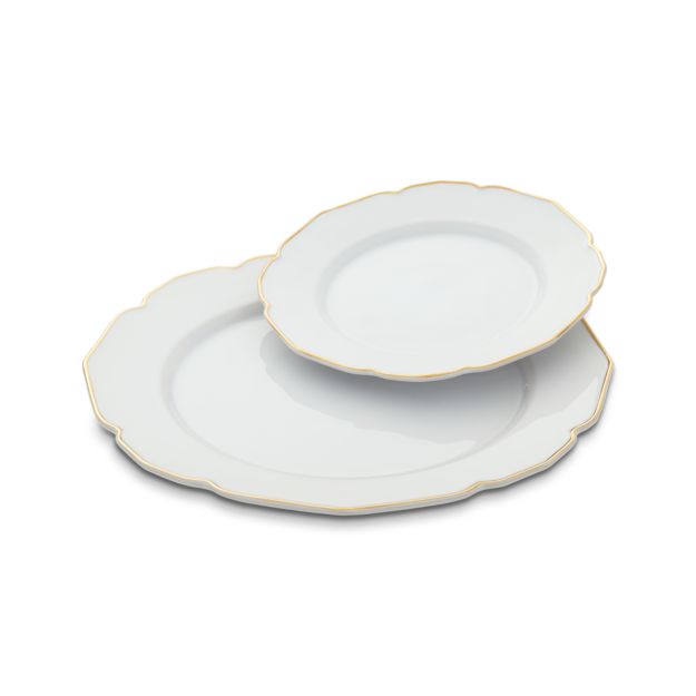 Savannah Salad Plate with Gold Rim in Salad Plates + Reviews Crate