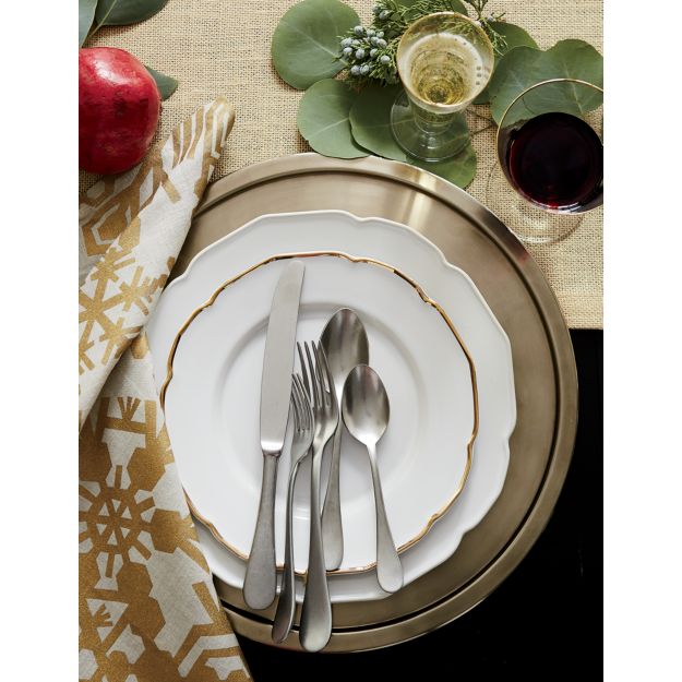 Savannah Salad Plate with Gold Rim in Salad Plates + Reviews Crate