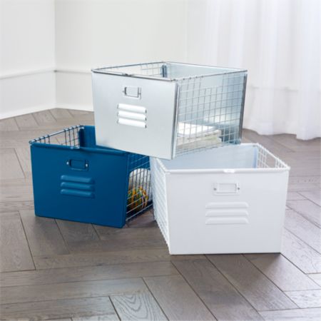 Colorful Wire Mesh Locker Baskets Crate And Barrel