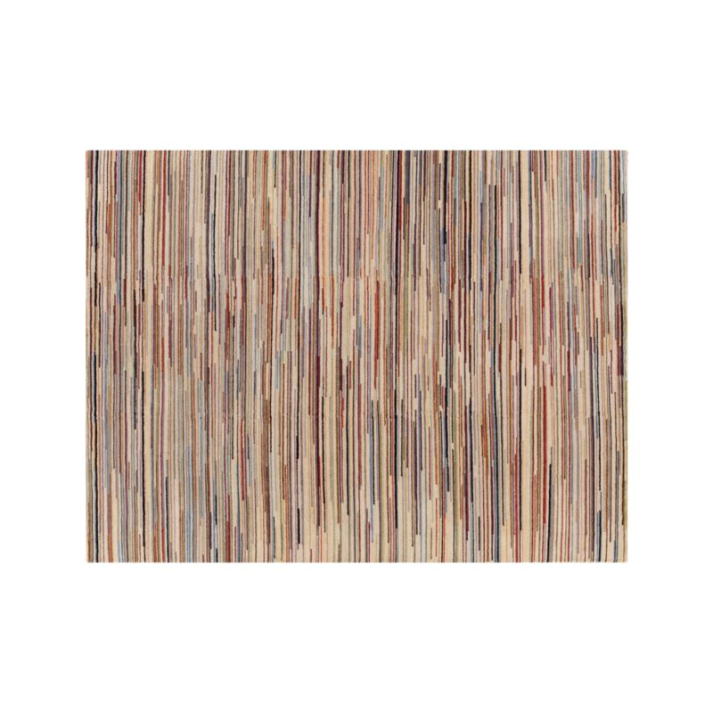 Savoy Cream Multicolor Wool Rug 10'x14' + Reviews Crate and Barrel