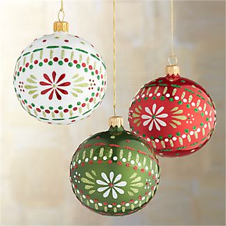 Christmas Tree Ornaments | Crate and Barrel
