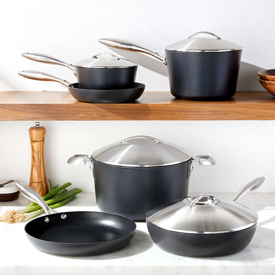 SCANPAN Professional 10Piece Cookware Set + Reviews Crate and Barrel