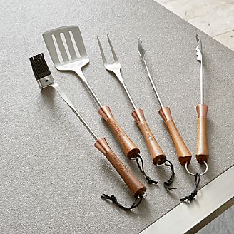 Schmidt Brothers ® 4-Piece Copper Barbecue Tool Set
