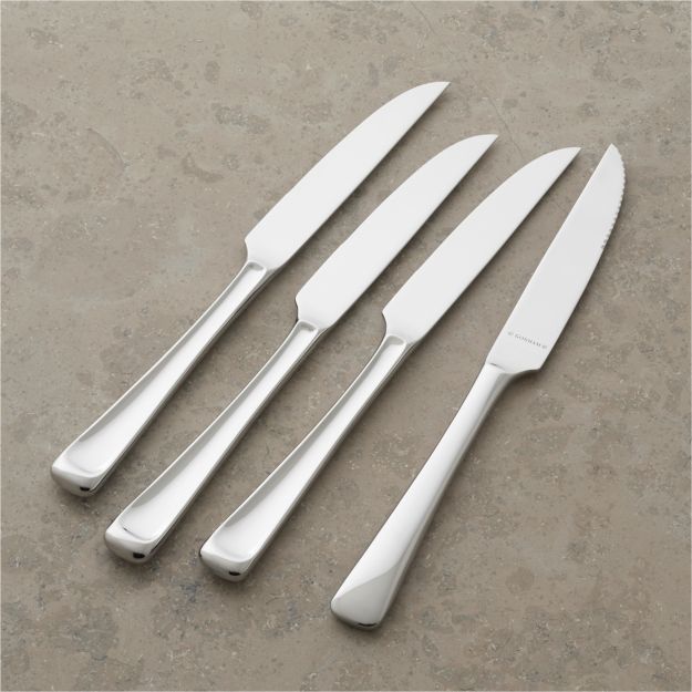Scoop Steak Knives, Set of 4 Crate and Barrel
