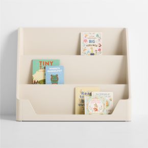 Image of Scout 38" Linen Wood Kids Low Bookcase