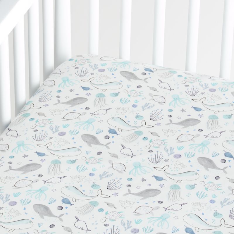 ocean cot sheets
