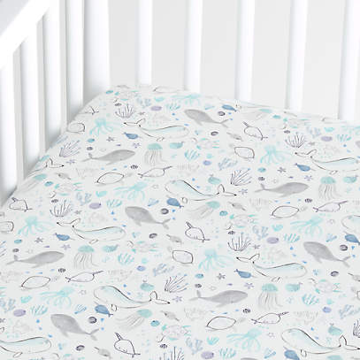 organic crib fitted sheet