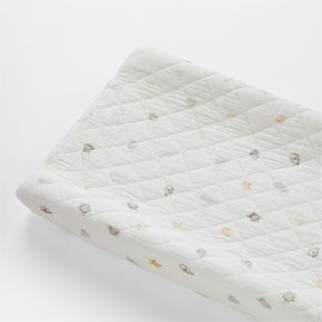 Image of Supersoft Sea Dreams Organic Cotton Baby Changing Pad Cover