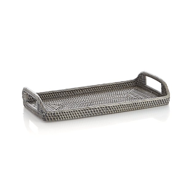Sedona Grey Vanity Tray Reviews Crate And Barrel