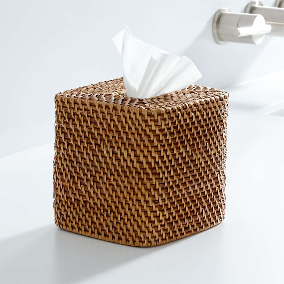 basket tissue box cover