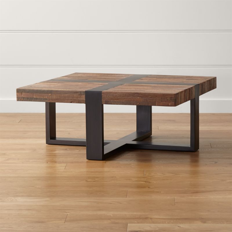 Seguro Square Coffee Table + Reviews | Crate and Barrel