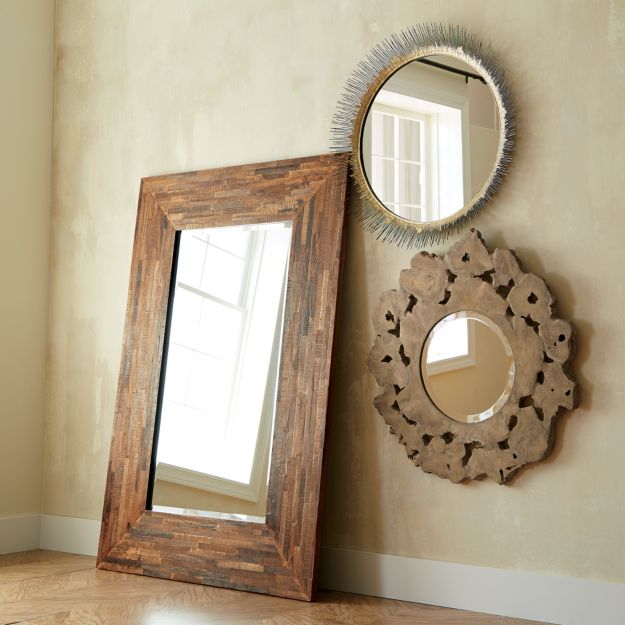 Clarendon Large Round Wall Mirror Crate and Barrel