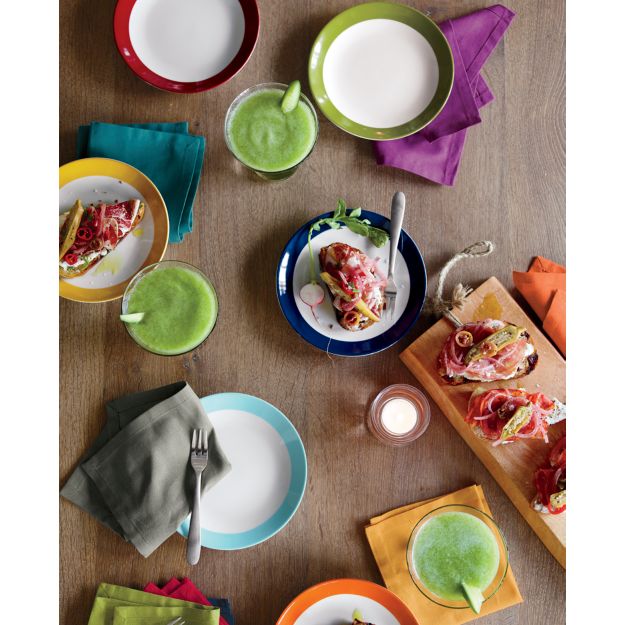 Fusion Soup Spoon + Reviews Crate and Barrel