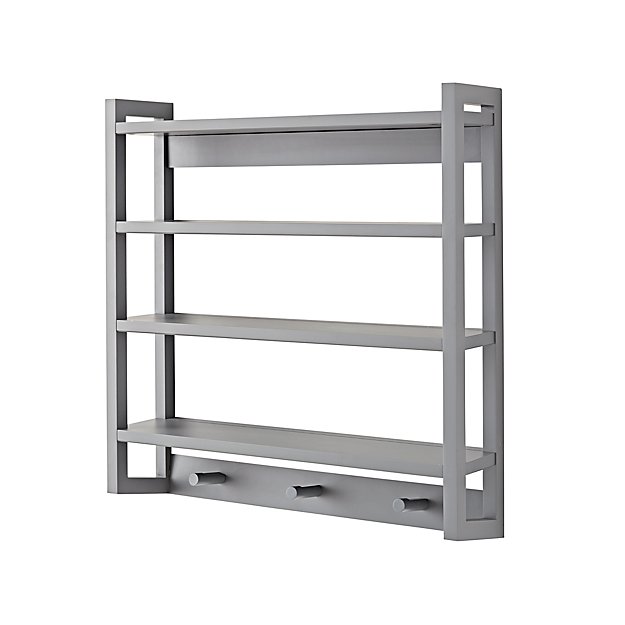Beaumont Grey Shelving Collection Crate And Barrel