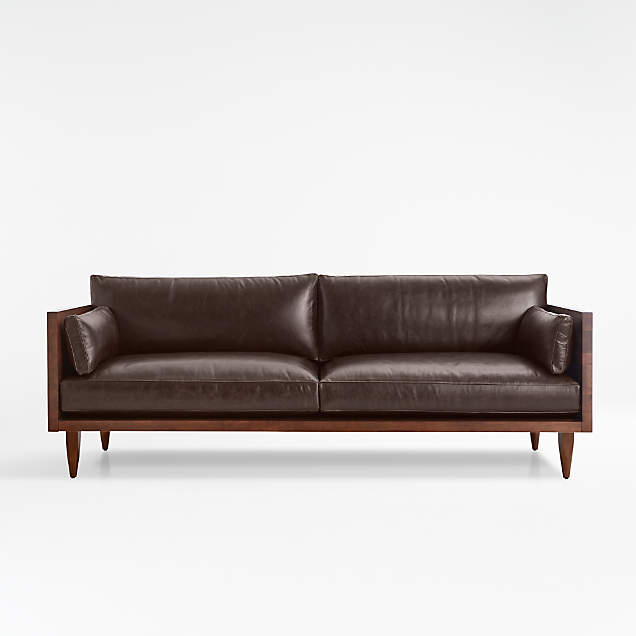 Sherwood 2Seat Exposed Wood Frame Sofa + Reviews Crate and Barrel