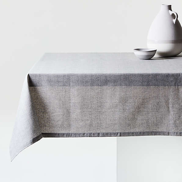 grey tablecloths for sale