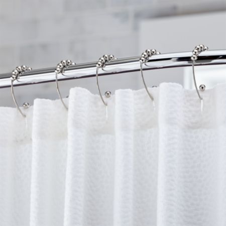 Shower Curtain Roller Rings Polished Nickel Set Of 12 Reviews