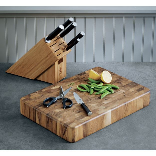 Shun Classic 8Piece Knife Set Crate and Barrel