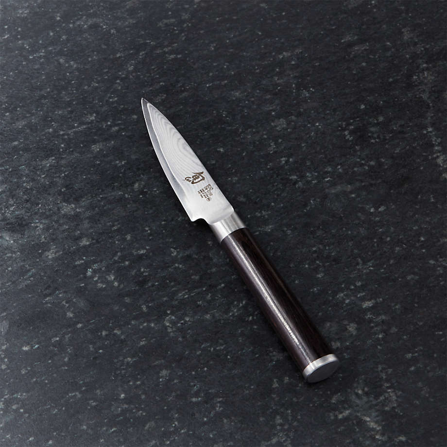 Shun Classic 3.5" Paring Knife + Reviews Crate and Barrel