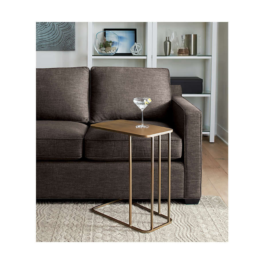 Https Images Crateandbarrel Com Is Image Crate Siennactablejl15 Web Pdp Main Carousel Med 200813102 In 2020 Iron Coffee Table Coffee Table Coffee Table Small Space