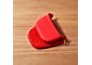 Silicone Red 4" Pinch Mitt