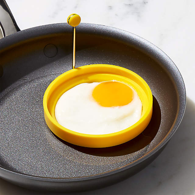 Yellow Silicone Pancake Egg Ring Reviews Crate And Barrel