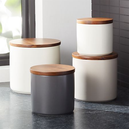 Silo Canisters Set Of 4 Reviews Crate And Barrel
