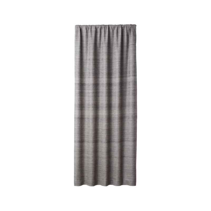 Silvana Silk Dark Grey Blackout Curtain Panel 48 X108 Reviews