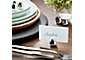 Silver Place Card Holders, Set of 6