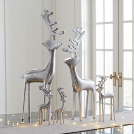 Silver Reindeer Crate And Barrel