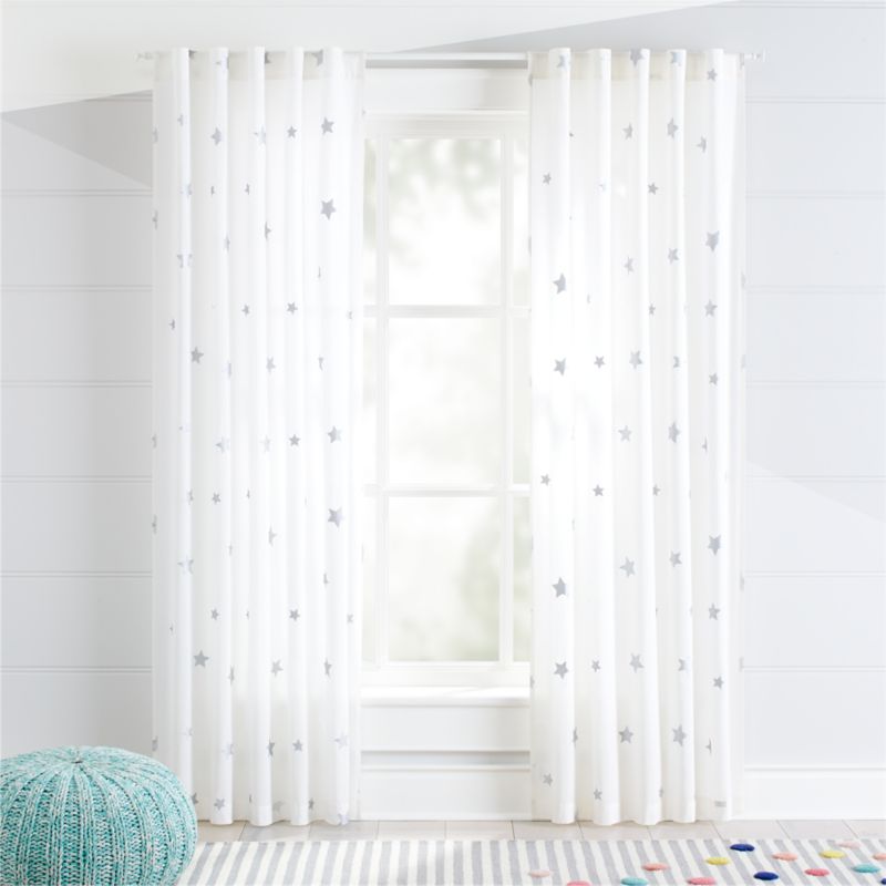 Silver Star Curtains Crate And Barrel