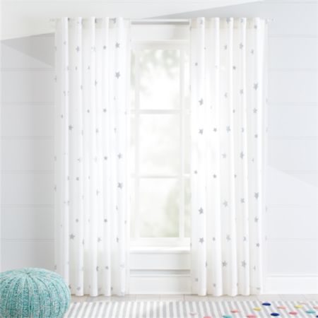 Silver Star Curtains Crate And Barrel