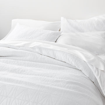 White Duvet Covers Crate And Barrel