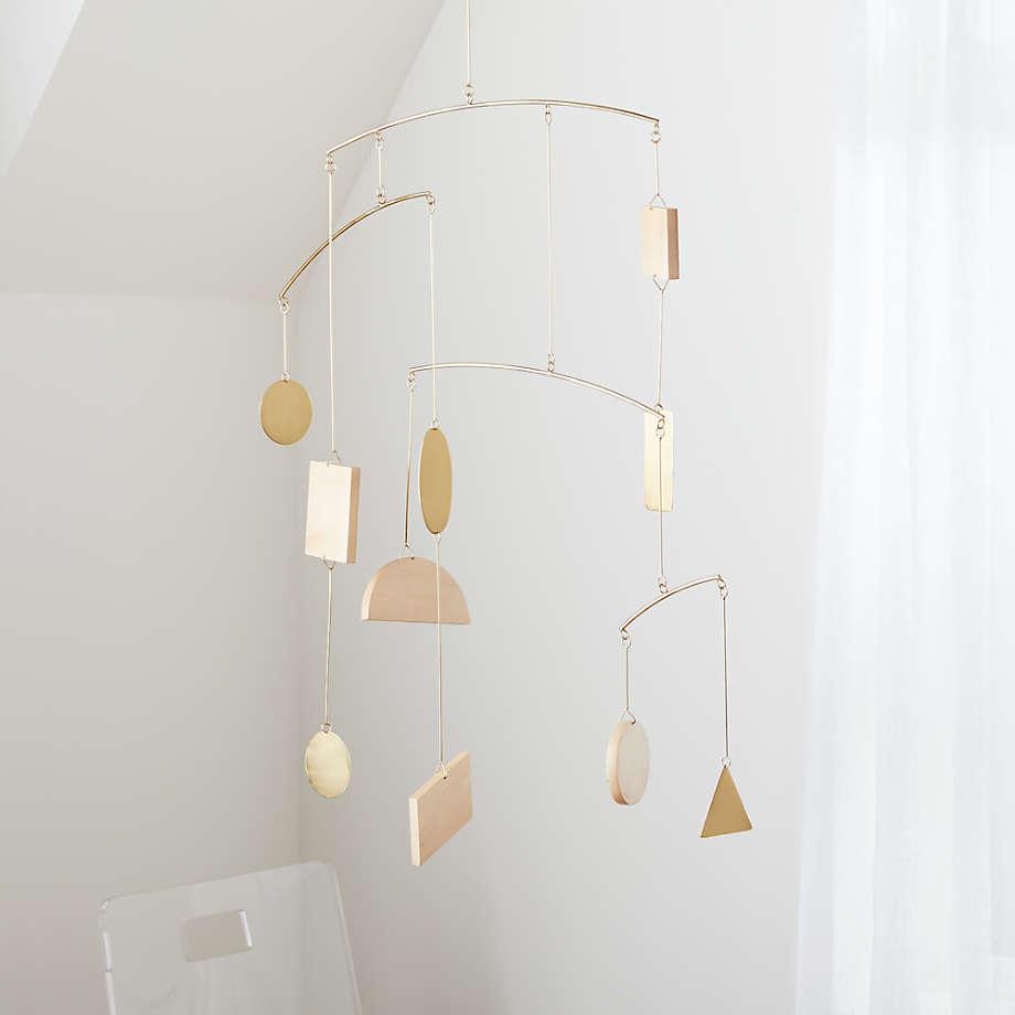 Simple Shapes Geometric Baby Mobile + 