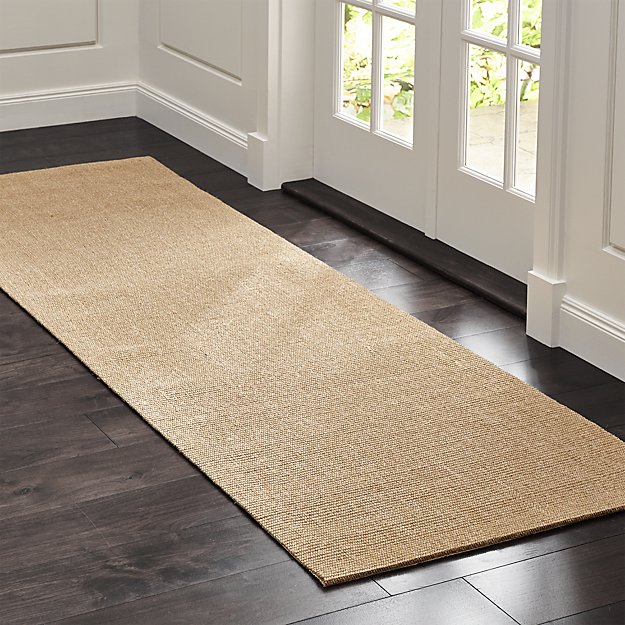 Sisal Almond 2 5 X8 Rug Runner Reviews Crate And Barrel