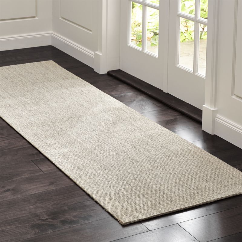 sisal runners crate crateandbarrel alfombras falabella entryway frieze almendra tapete