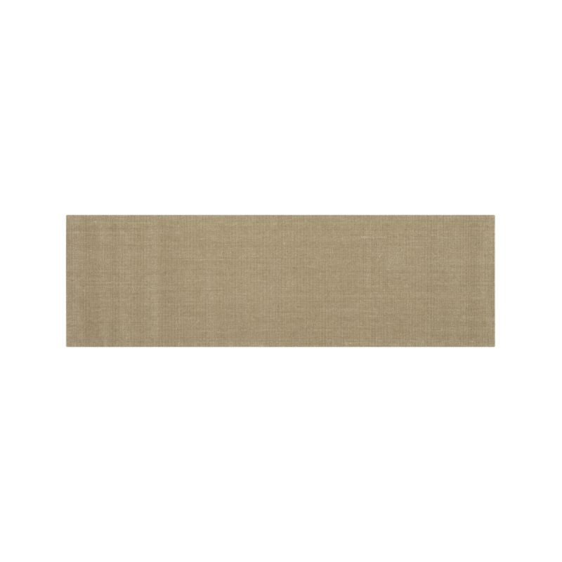 Sisal Almond 2.5'x8' Rug Runner + Reviews Crate and Barrel